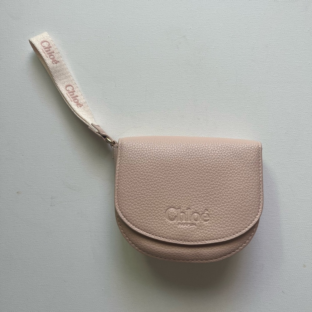 Chloé Parfum Pink Wristlet Pouch